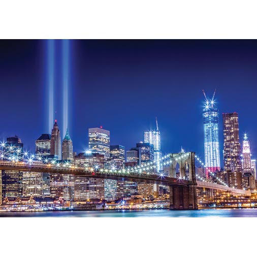뉴욕의 9.11 추모 조명